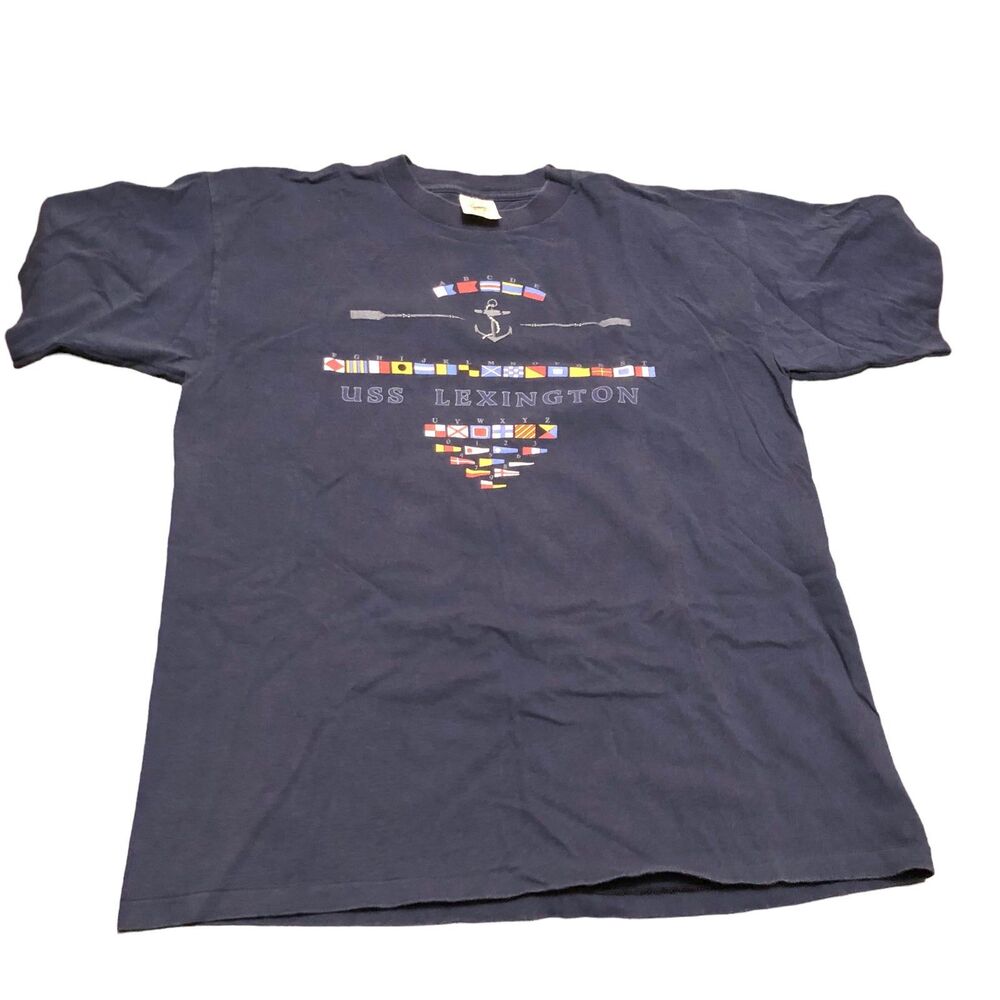 Vintage USS Lexington Battleship USN Corpus Christi Texas SZ XL